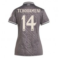 Maglia Calcio Real Madrid Aurelien Tchouameni #14 Terza Divisa Donna 2024-25 Manica Corta